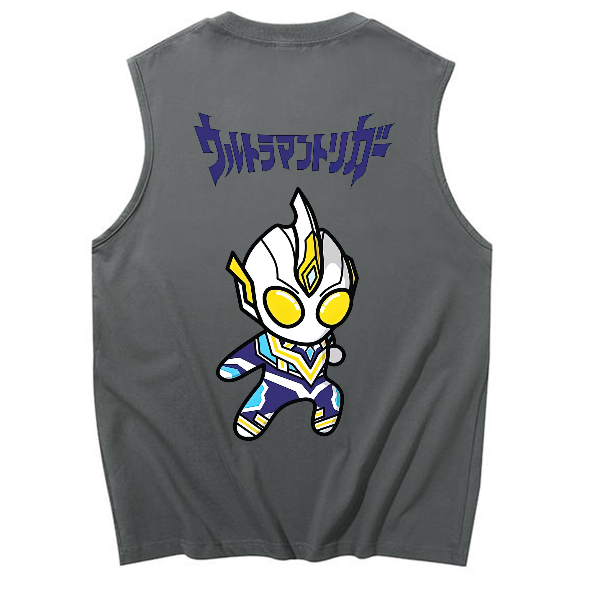 （画像用） ウルトラマン Ultraman コットン100％タンクトップ（背面プリント）